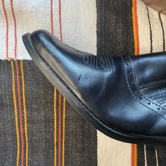 Dingo Dan Post Ankle Leather Cowboy Boots. Festival. Boho. Western. Size 8.5 M. - Picture 6 of 13